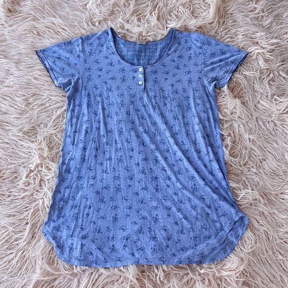 Vintage Floral Sleep Shirt - Picture 1 of 6